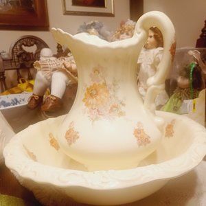 Vintage Athena basin and pitcher set